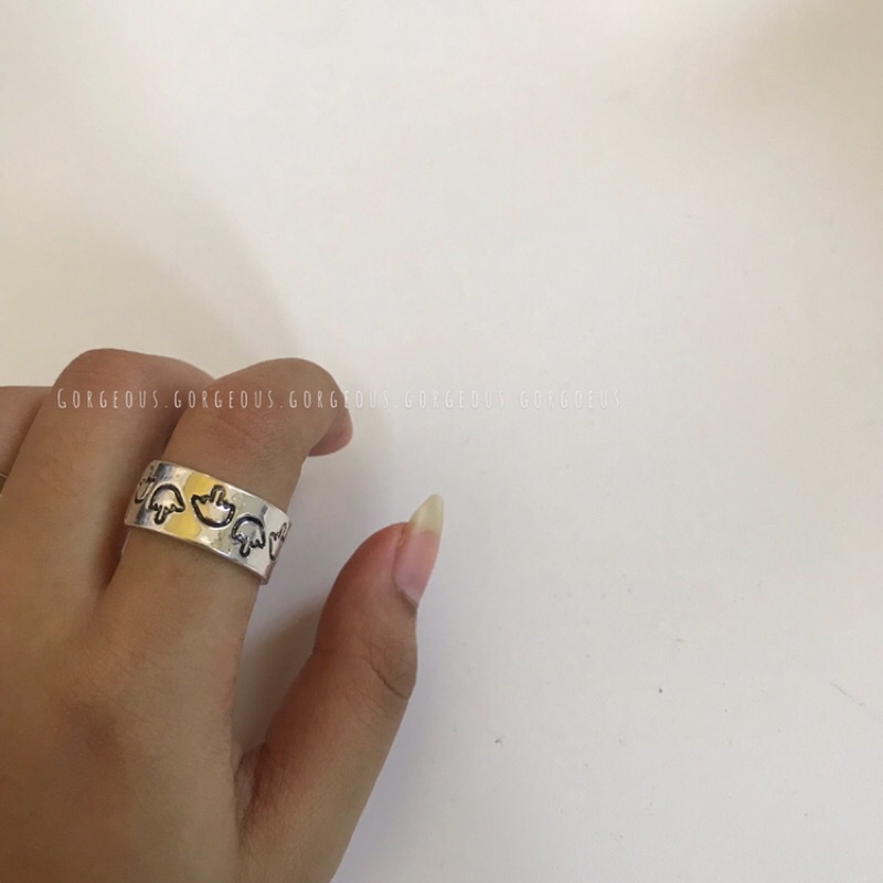 𝐌𝐈𝐃𝐃𝐋𝐄 𝐅𝐈𝐍𝐆𝐄𝐑 “𝐅𝐂𝐔𝐊” 𝐑𝐈𝐍𝐆 - CINCIN UNISEX