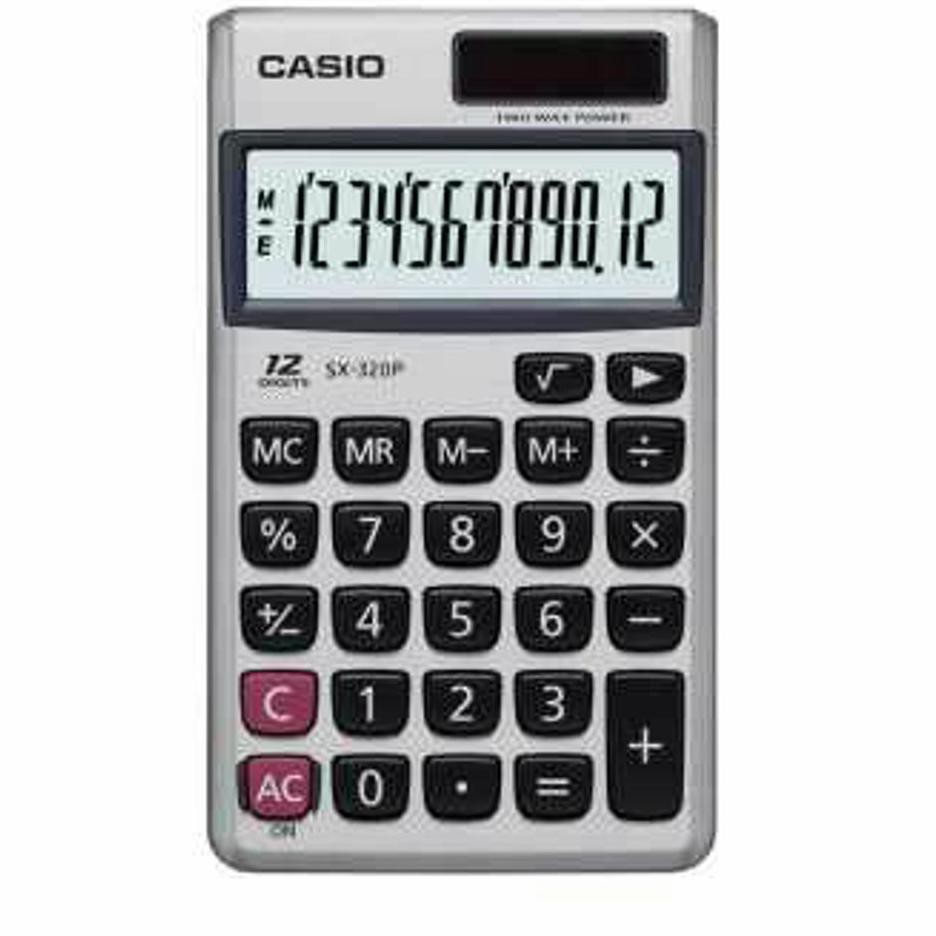 

[ART. 558958] KALKULATOR CASIO SX 320 P MURAH IMPORT - CALCULATOR MEJA KANTOR SX-320P 12 DIGIT