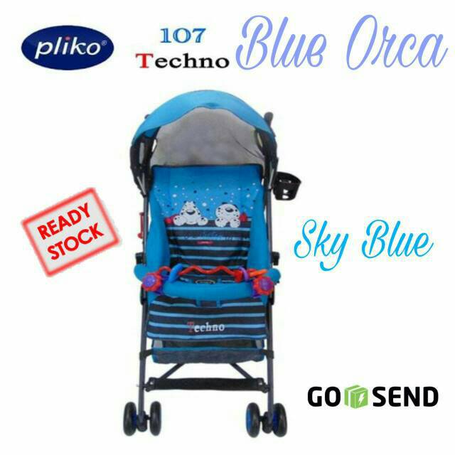 SPACE BABY Stroller SB 208 Kereta Dorong Bayi SPACEBABY SB 208 PLIKO Baby Stroller 107 Techno Buggy