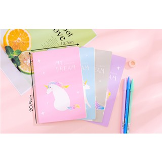  Buku  Tulis  Unicorn  Monstera Lucu Shopee Indonesia