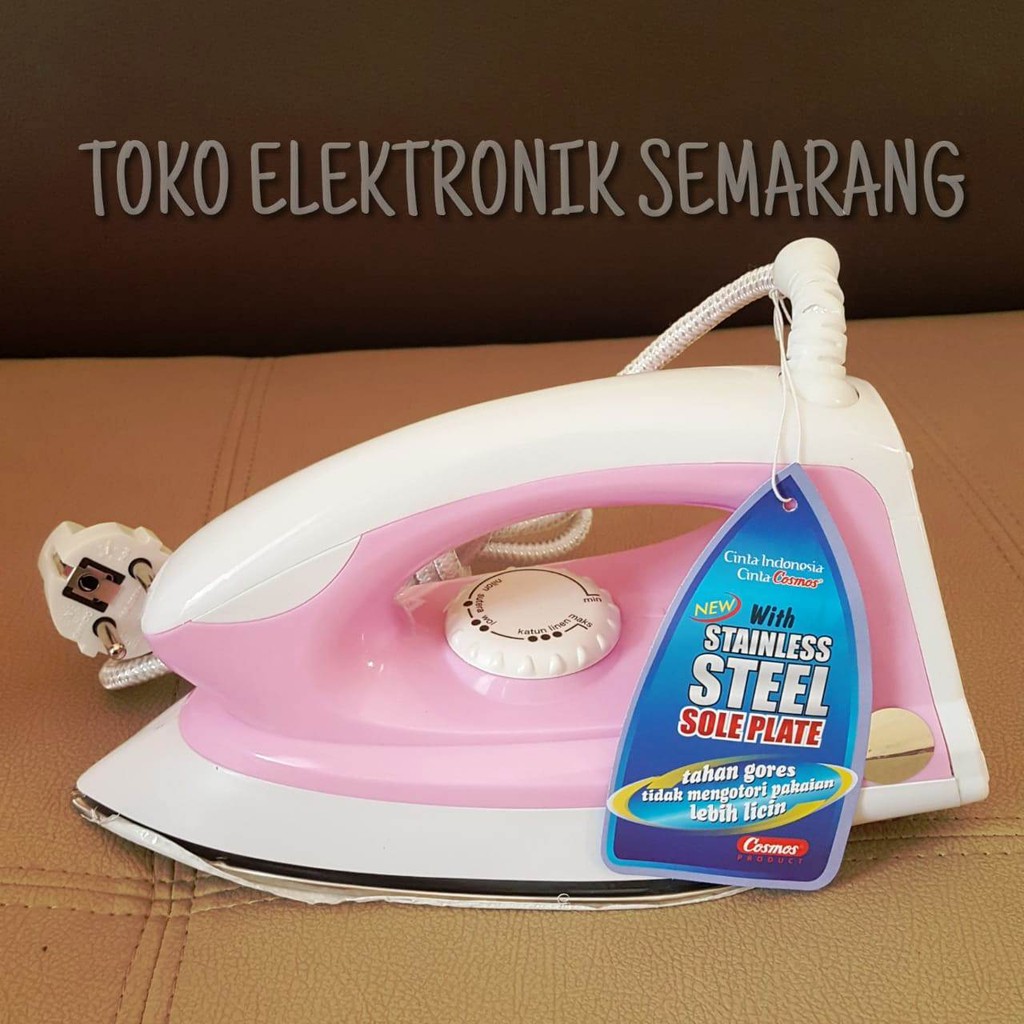 SETRIKA SETERIKA LISTRIK COSMOS ELECTRIK IRON CIS 428 STAINLESS STEEL