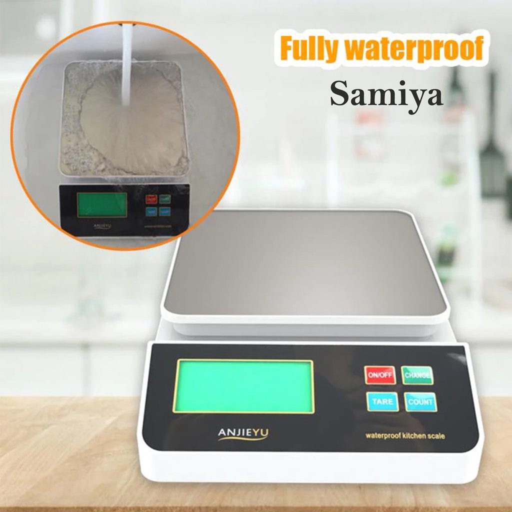 timbangan dapur USB anti air 6kg / kitchen coffee drip scale water proof / timbangan kopi waterproof