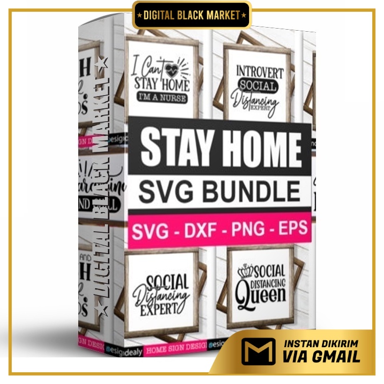 Stay Home Bundle - Vector Designs