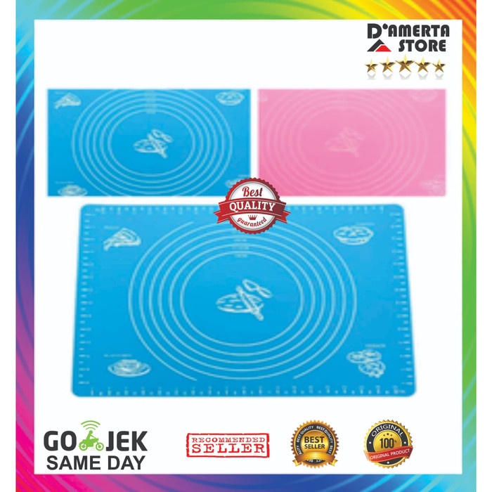 

KUE-PENGHIAS-ALAT- SILMAT/SILICONE MATE EXTRA LARGE 40X50 CM ALAS GILING ADONAN FONDANT K - MERAH