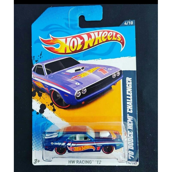 hotwheels 70 DODGE HEMI CHALLENGER HW RACING 12