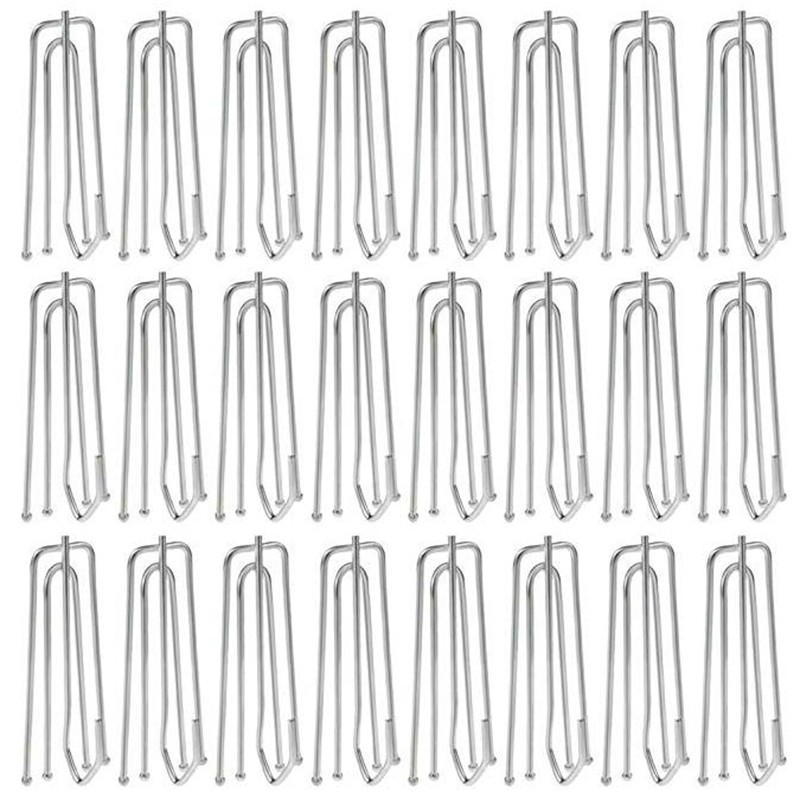 100pcs Lot Tape Four Fork Accessories Curtain Cloth Ring Clamp