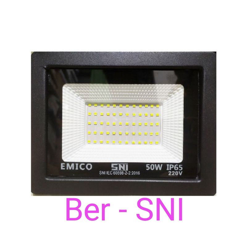 Lampu sorot 50w led / Lampu Tembak 50 watt / floodlight LED 50W SNI