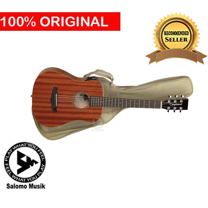 Gitar Akustik Elektrik Tanglewood TW2 TXE Travel Guitar 3/4