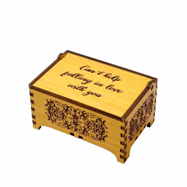 DI JUAL KOTAK MUSIK KAYU BESAR OTOMATIS FOTO TULISAN HADIAH UNIK KADO