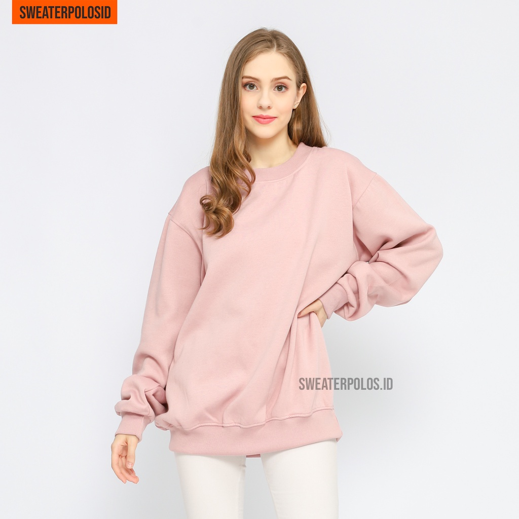 SWEATERPOLOSID  Basic Sweater Polos Size M - XXL( Pria & Wanita )-6