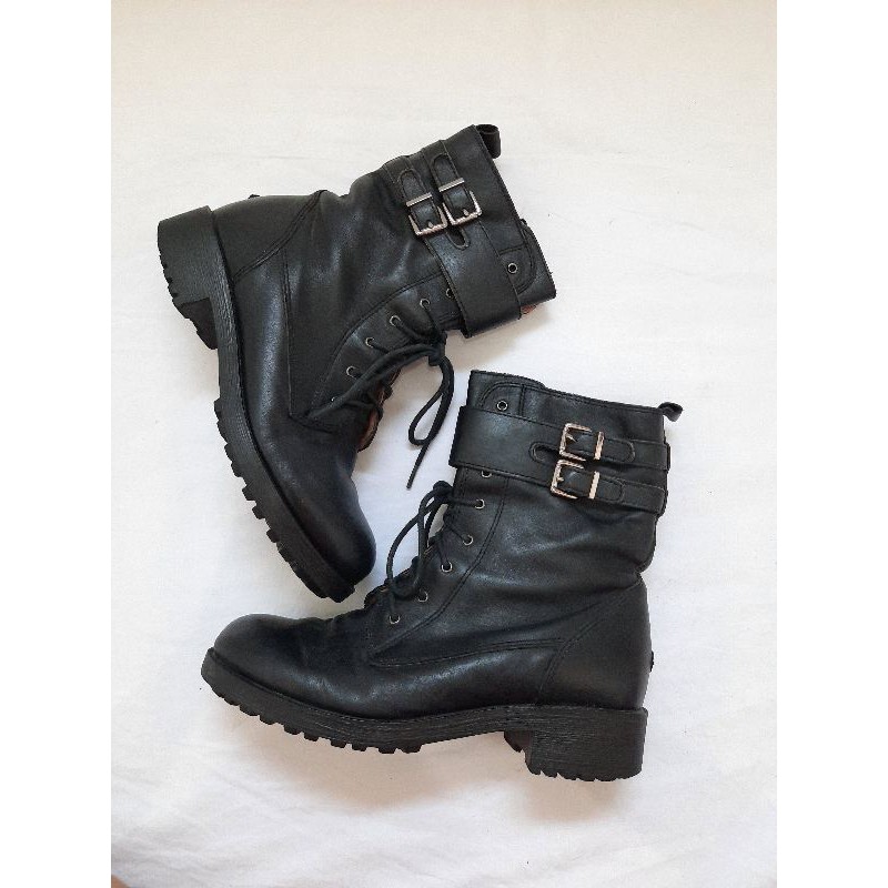 belle leather boots (boots kulit belle)