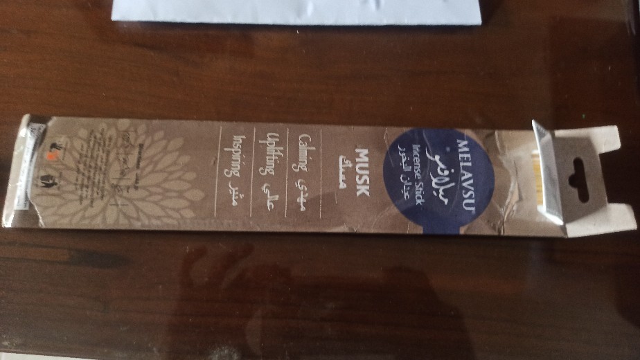 Pengharum Ruangan Aromaterapi Melavsu Musk Incense Stick Long 28g