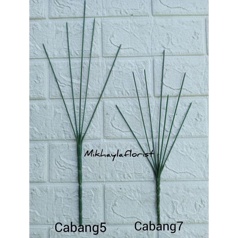 Tangkai bunga cabang 7 // kawat bunga // tangkai bunga polos