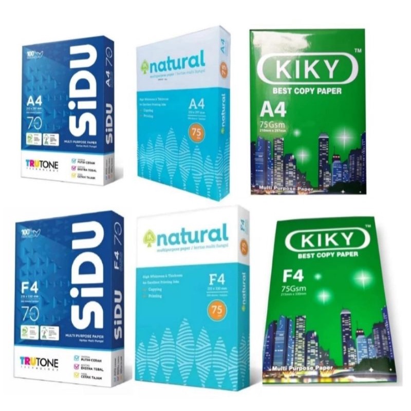 

KERTAS HVS A4 / F4 (70/75 GRAM)