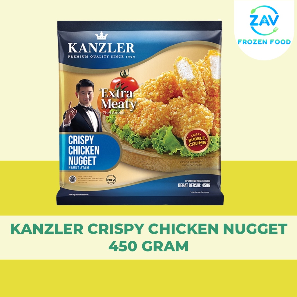 

KANZLER CRISPY CHICKEN NUGGET 450 GRAM