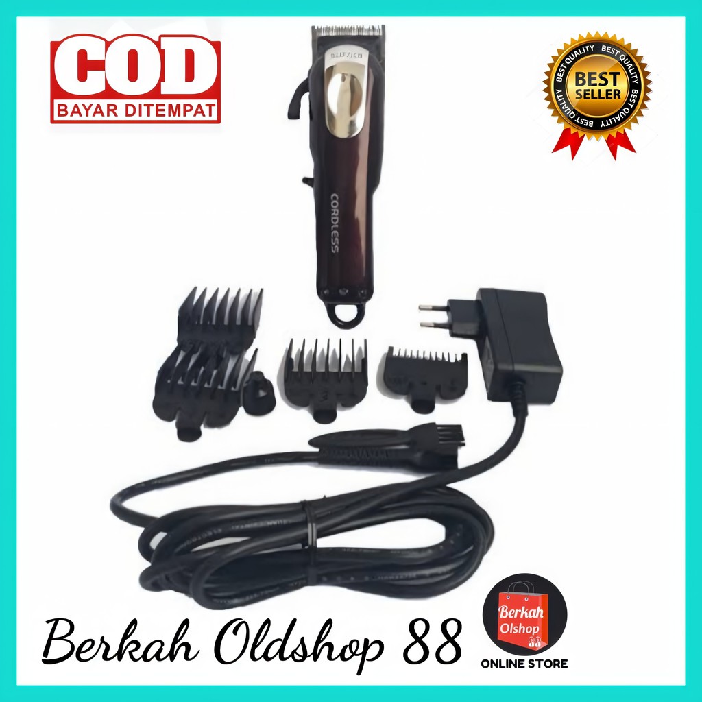 Berkah Oldshop 88 - Mesin Cukur Rambut KLIPZICH KZ-800 Alat Cukur Rambut Rechargeable Cordless