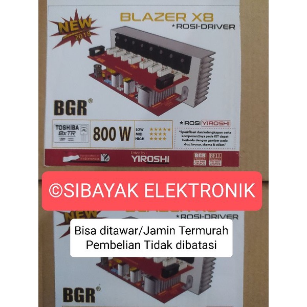 KIT BLAZER X8 YIROSHI DRIVER (ROSI-DRIVER)