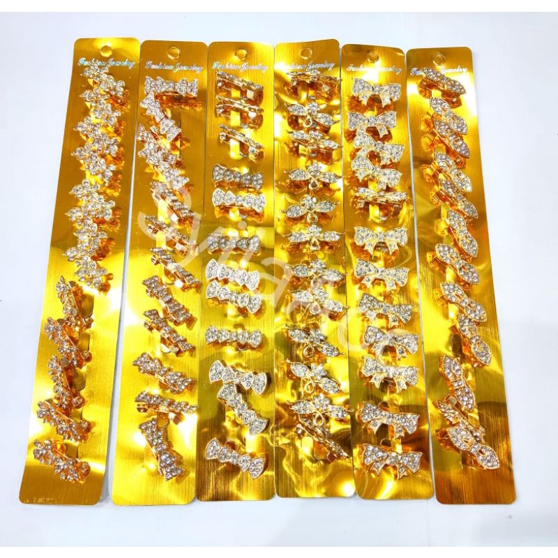 kepala Bros Dagu Ring O isi 12 pcs Random Termurah Bahan  Handmade Aksesoris Hijab-2