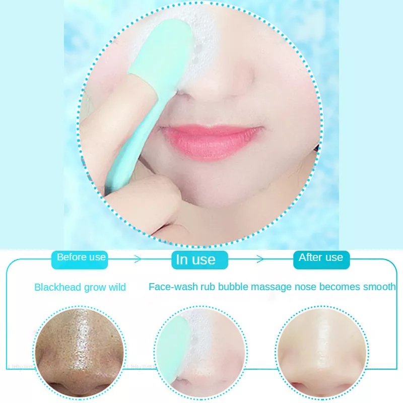 SIKAT PEMBERSIH KOMEDO // Blackhead Remover | Sikat Wajah &amp; Hidung | Finger Brush