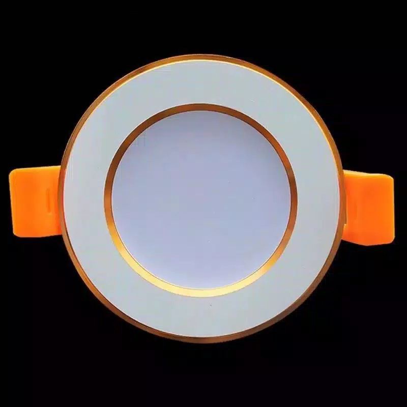 LAMPU DOWNLIGHT LED 3 WARNA 5WATT/ WARNA GOLD DAN SILVER/PANEL LED/ LAMPU PLAFON/ PANEL PLAFON