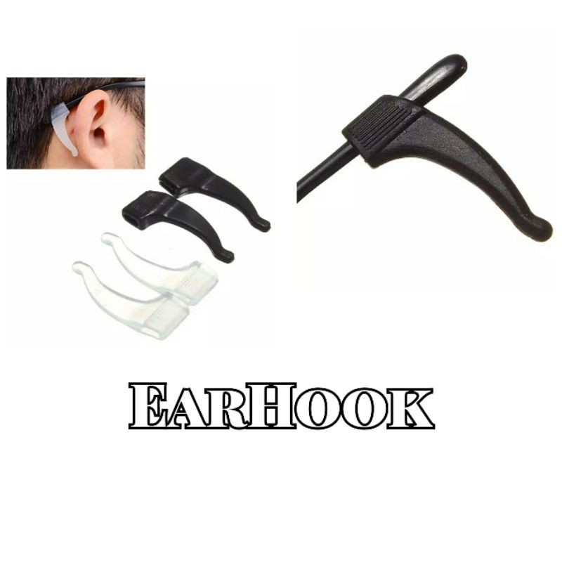 EarHook Kacamata Silicone