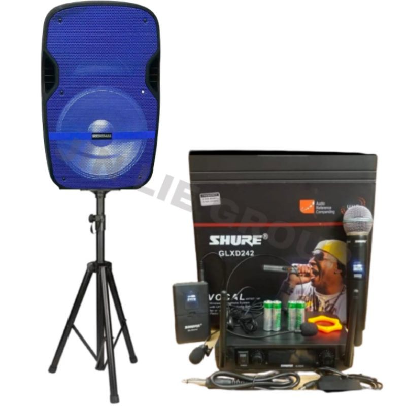 PAKET SOUND 15 INCH SOUNDMAX BLUETOOTH 1 PCS