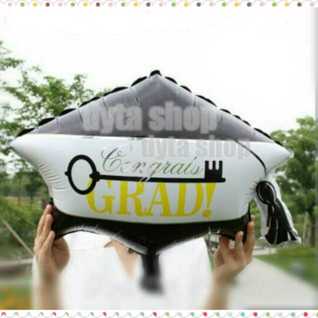 BALON FOIL HEAD GRADUATION