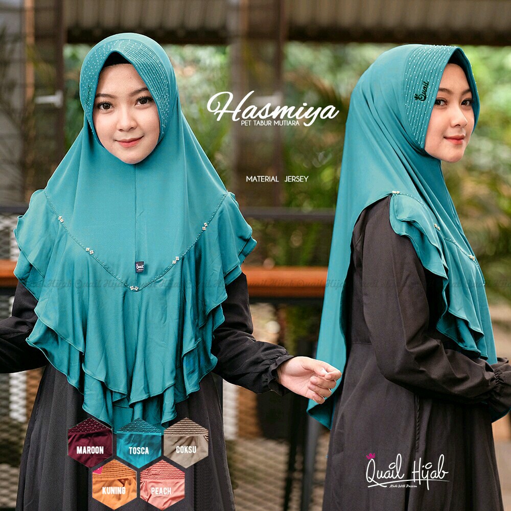 HASMIYA QUAIL | HIJAB INSTAN QUAIL - ORIGINAL QUAIL HIJAB