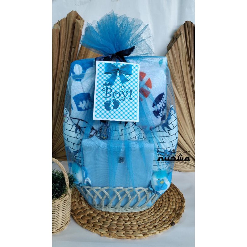 (READY) hampers baby/baby gift set/parsel bayi/ kado bayi/hampers baby/paket kado bayi-Paket 135.000 boy