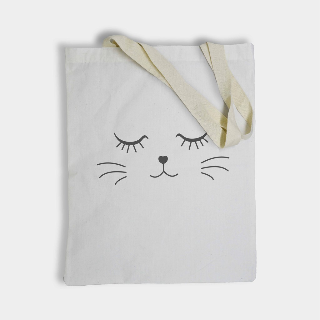 TOTEBAG WANITA CAT TAS KAIN CEWEK TOTE BAG SELEMPANG - RELOOK