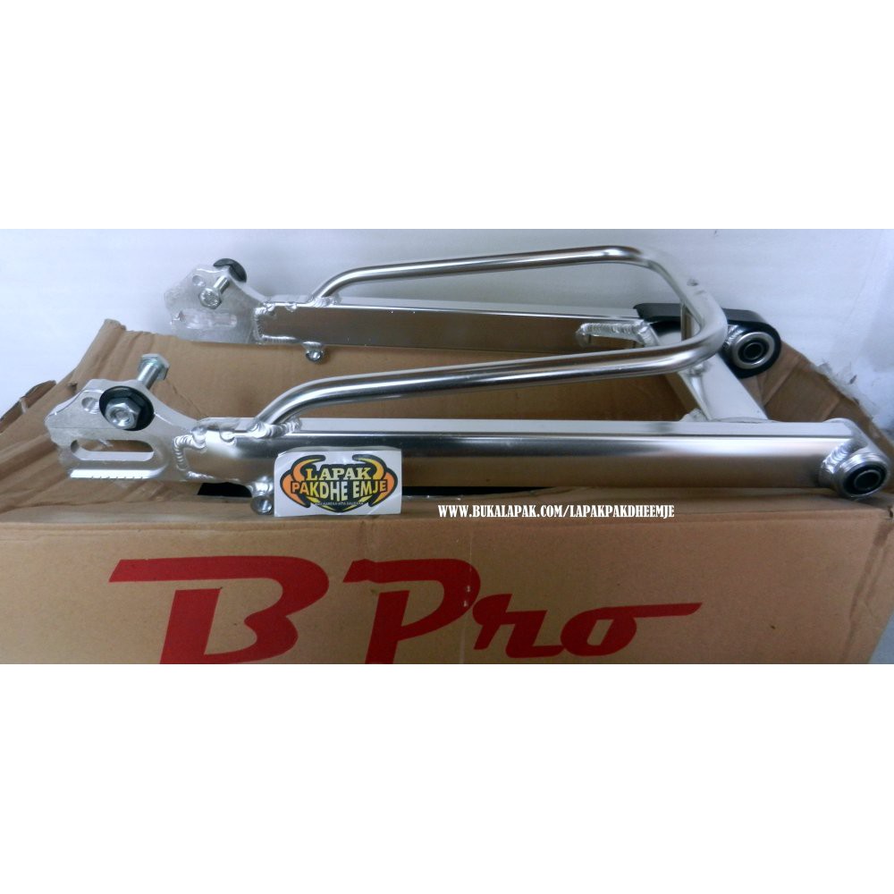 SWINGARM RX KING SWING ARM RX KING B PRO ORIGINAL  MODEL OVAL SILVER LAPAK PAKDHE EMJE