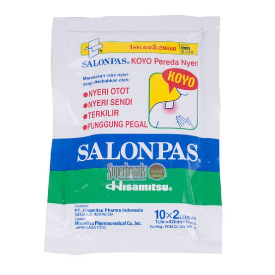 Koyo Salonpas Pereda Nyeri 10x2 Lembar