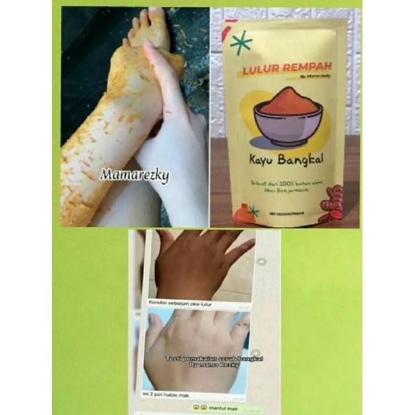 Termurah LULUR REMPAH kayu BANGKAL 10GR