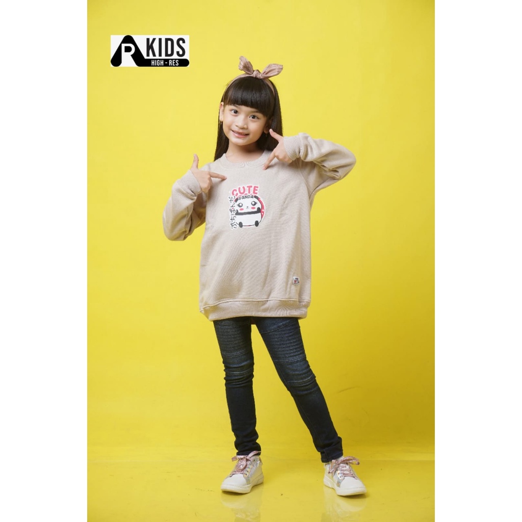 Crewneck Anak Laki-laki / Perempuan Motif Karakter Anak by Arhighres Kids