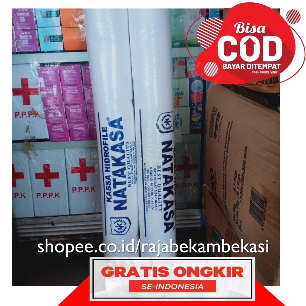 Natakasa Kasa Gulung Besar 30Yard X 80cm Natakasa - Kasa Gulung Roll Hidrophile