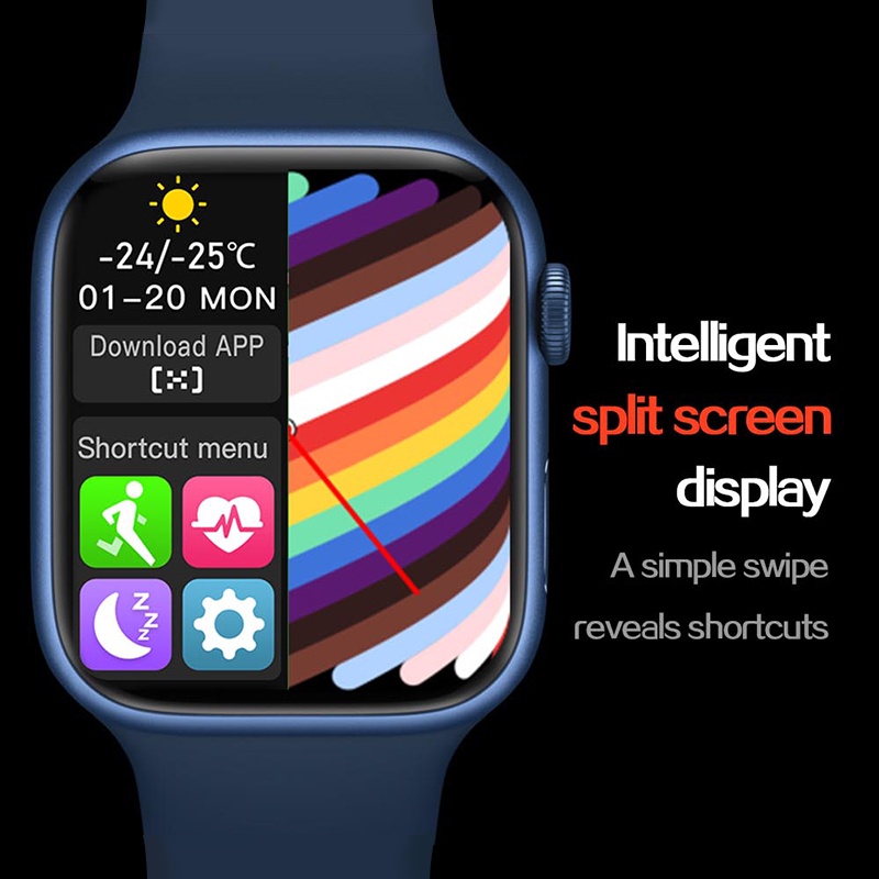 Baru Smartwatch bluetooth watch 7 Layar Sentuh 1.75  inci Fitness Sport watch AK37/Speaker bawaan