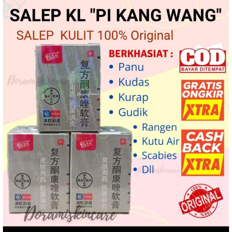 Salep  PI KANG WAN Kulit 100% Asli