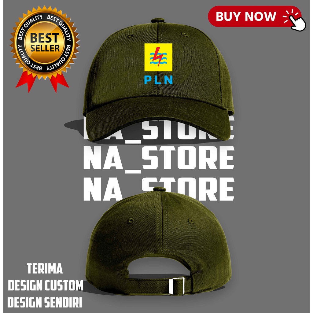 Topi Baseball PLN TENAGA LISTRIK keren BERKUALITAS  Pria Wanita
