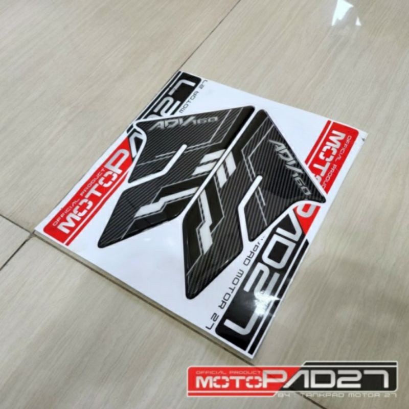 Stiker body samping depan ADV 160 bahan resin Original