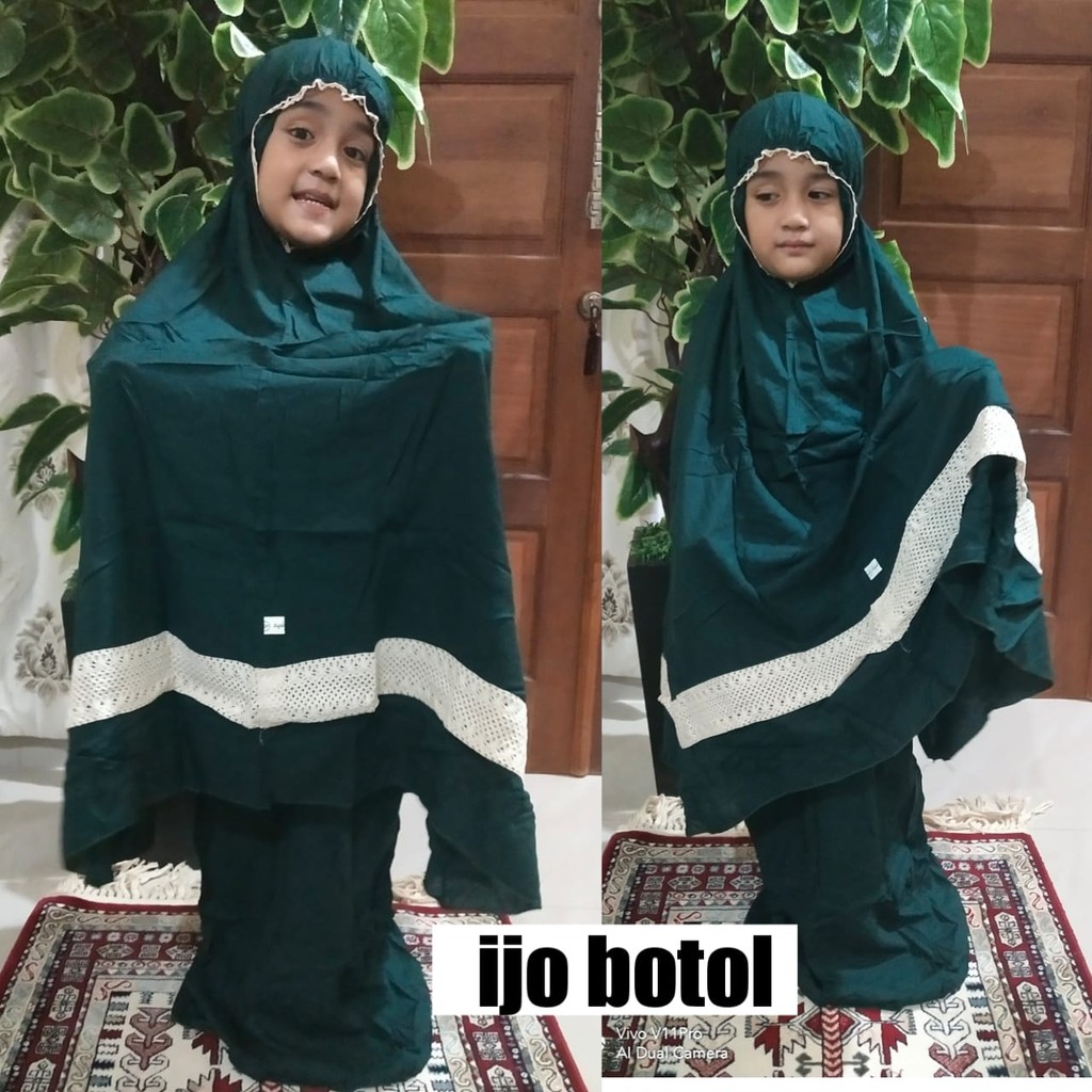 Mukena Anak Rayon Umur 6-9 Tahun Harga Grosir