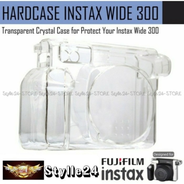 Fujifilm Hardcase Polaroid Case Instax WIDE 300 Casing Transparan