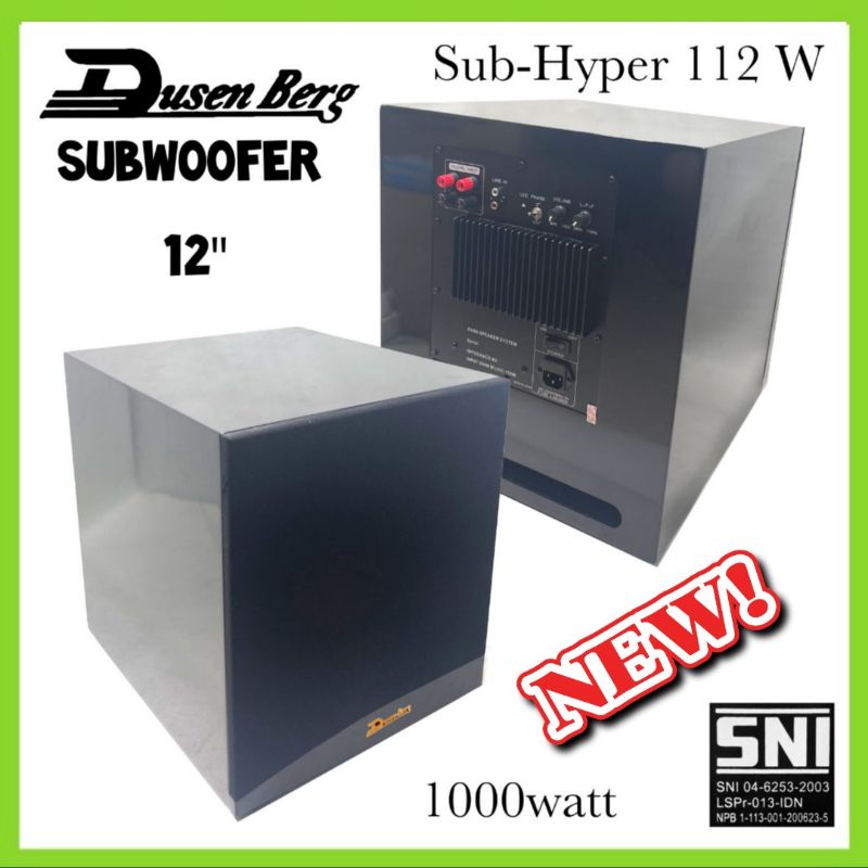 Subwoofer DUSENBERG 12 Inch Sub Hyper 112 W Super Bass Max 1000 Watt