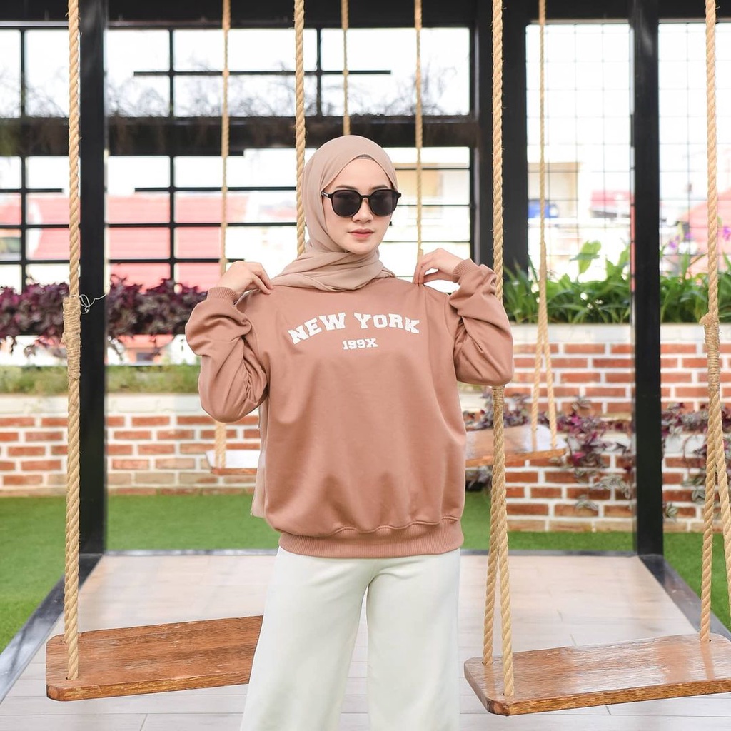 SWEATER OBLONG WANITA NEW YORK 199X BEST QUALITY