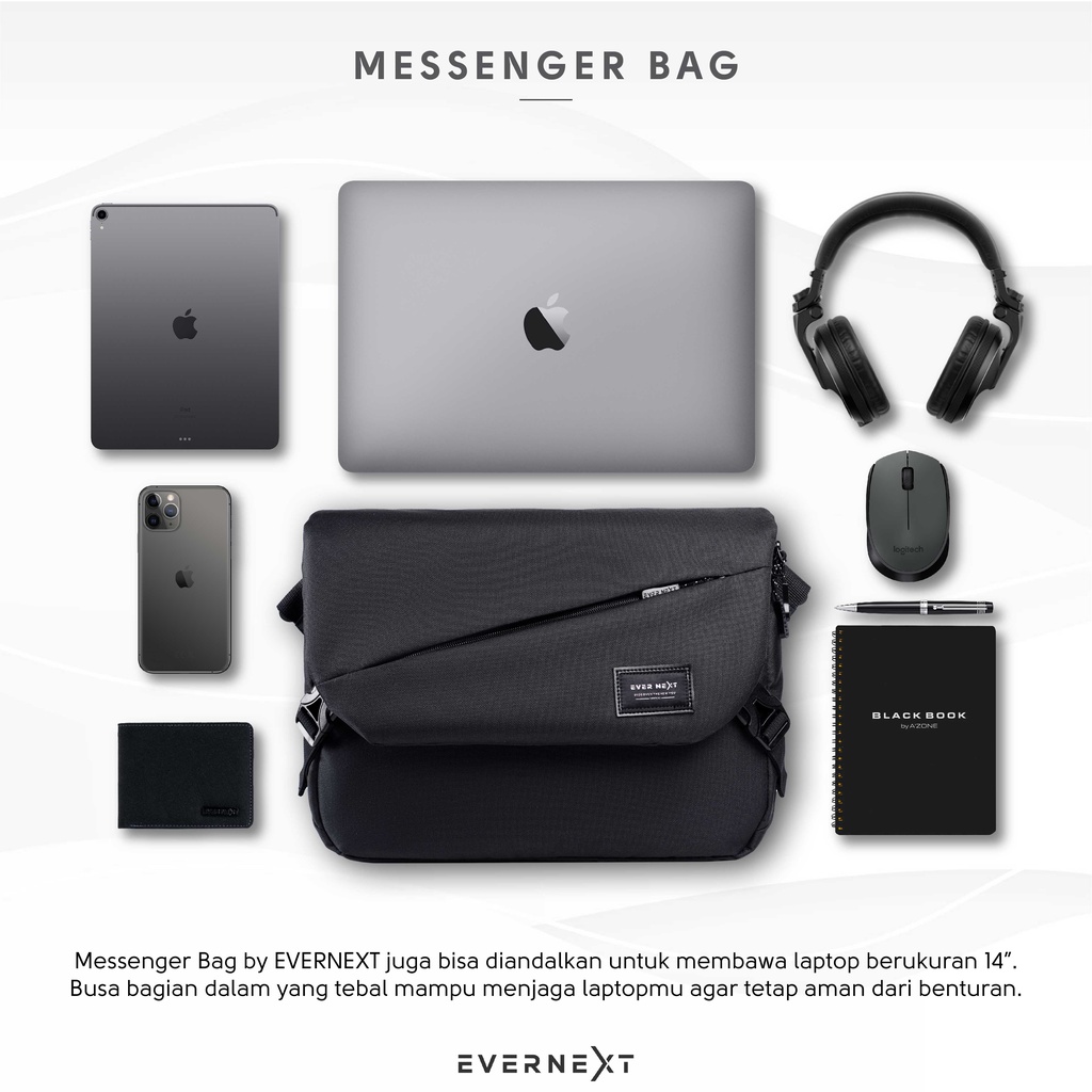 Evernext - Messenger Bag Pria Tas Selempang Pria Tas Selempang
    Laptop 13