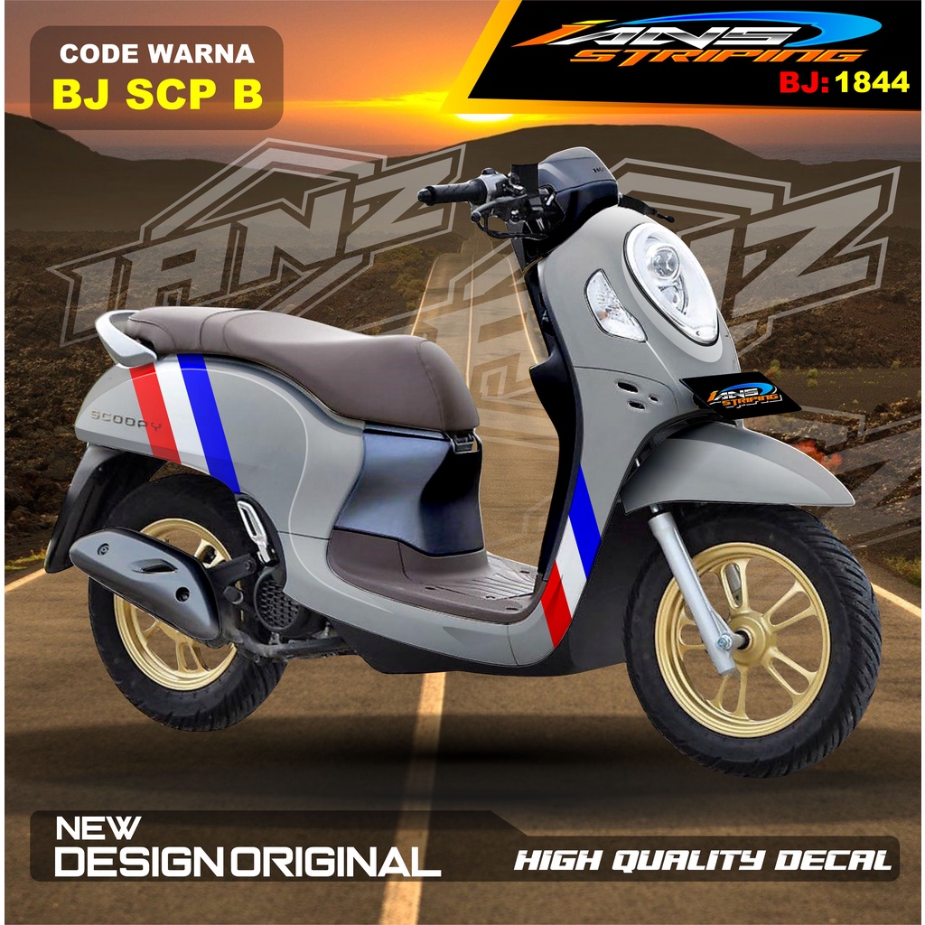 DECAL STIKER SCOOPY FULL BODY / STIKER SCOOPY FULL BODY / STIKER MOTOR SCOOPY NEW DESAIN / STIKER MOTOR TERBARU