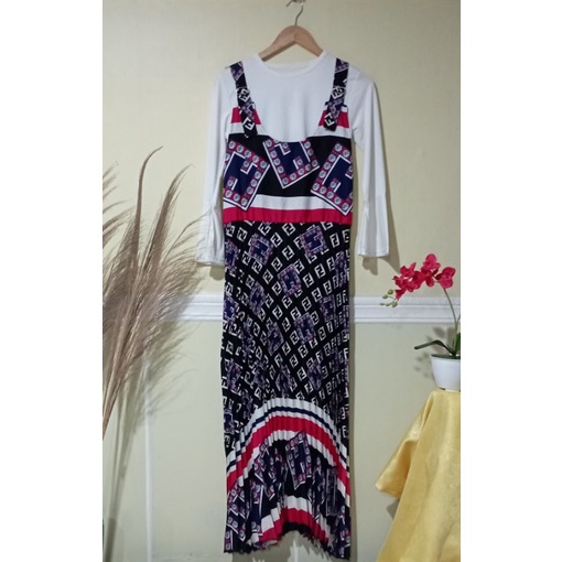 Dress Wanita/ Satu Set Inner+Outer Panjang