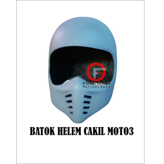 BATOK HELM CAKIL MOTO3