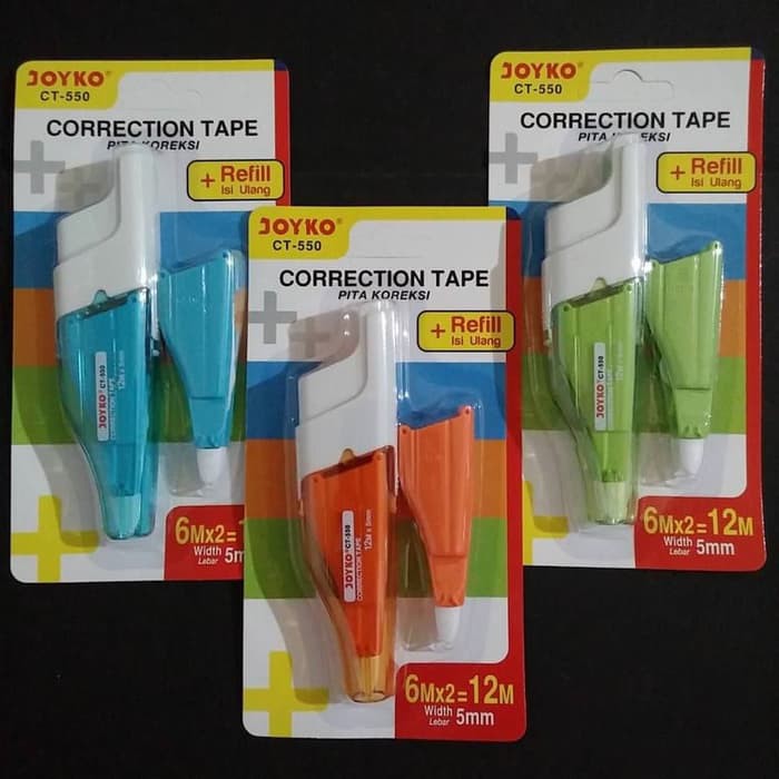 

Correction Tape - Tipex Kenko - Refill Tipex Tombow Correction Tape Joyko 6 M Ct-550 Produk Terbaik