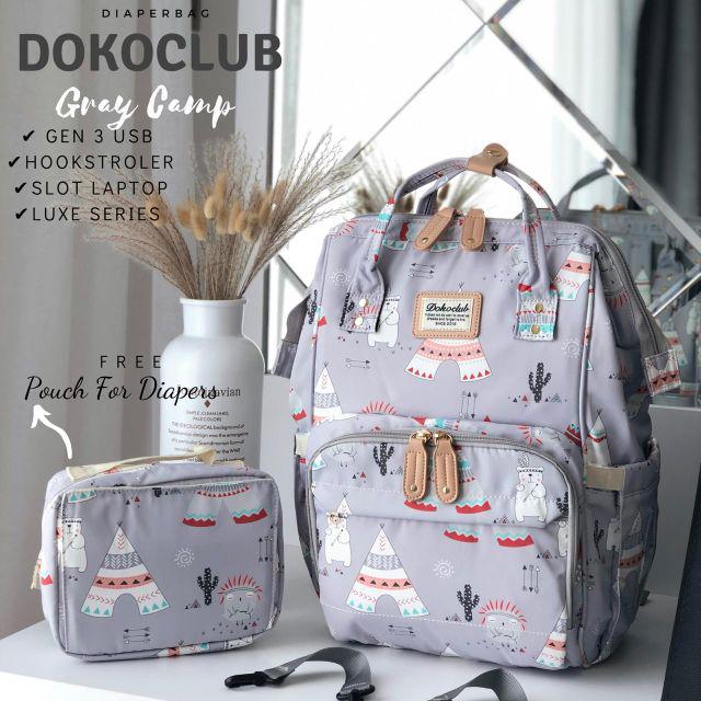 dokoclub backpack diaper bag