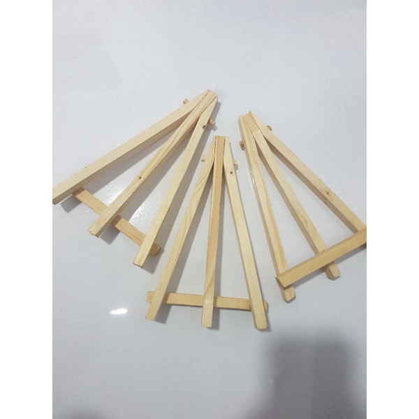 

Wooden Easel Stand Tripod Kanvas Phoyo Lukisan uk 20x12cm Art DIY Craf